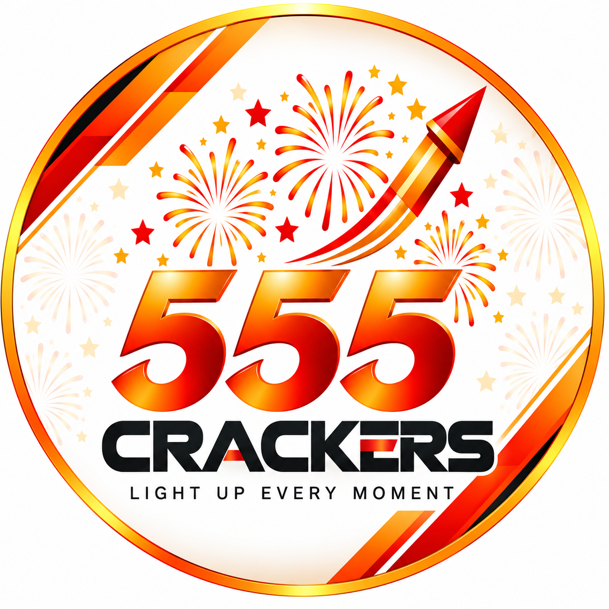 555 Crackers logo